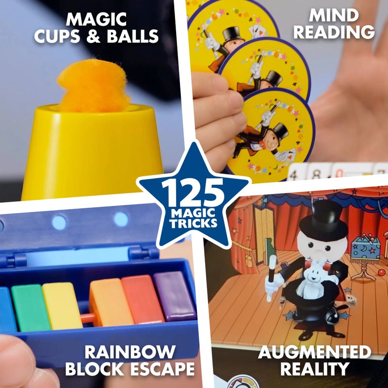 Marvins Magic Marvin’s Magic Box of Tricks – 125 Classic Magic Tricks Set for Kids, Complete Magician Kit with Props & Video Instructions - Image 5